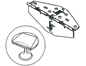 Pro Value CNH899P Standard Duty Drop Leaf Hinges Table&Work Surface Components - 1 Pc.