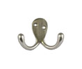 Pro Value SZBH2-SN Wardrobe Hook, Coat and Hat - 1.0625” Projection, Satin Nickel Finish