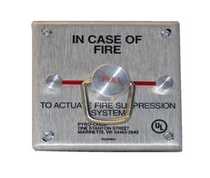 Pyro-Chem 551074 RPS-M Remote Pull Station - Mechanical