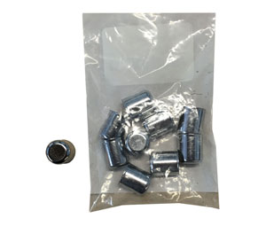 Pyro-Chem 551528 Wet Nozzle Cap - Stainless Steel - Package of 10