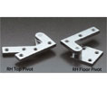 Rockwood CP10 CP40HD-612 Heavy Duty Head & Floor Offset Pivot Set 1/2" thick - Satin Clear Coated Bronze