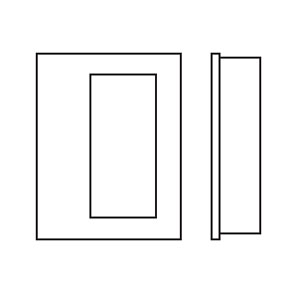 Rockwood RM782 BSP, Rockwood RM782 - Black Suede Powder Coat