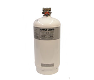 Range Guard 60-120002-001 RG-2.5G Fire Extinguisher Cylinder with Valve - 8 Flow, 2 1/2 Gallon