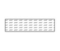 Reese 231R 24" Threshold Assembly Component - Rubber Cork