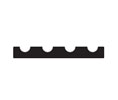 Reese 232D 24" Threshold Assembly Component - Dark Bronze Anodized Aluminum