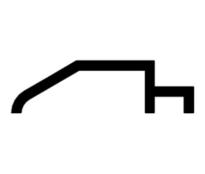 Reese 237A 96" Threshold Assembly Component - Mill Finish Aluminum