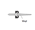 Reese 386A 24" Astragal - Mill Finish Aluminum - Vinyl Insert