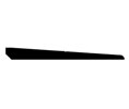 Reese 480A 24" Threshold Assembly Component - Mill Finish Aluminum