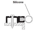 Reese 688A 30" Perimeter Seal Weatherstrip - Mill Finish Aluminum - Silicone Insert