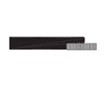 Reese 757D 24" Hardware Compatible Weatherstip - Dark Bronze Anodized Aluminum - Sponge Neoprene Insert