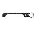 Reese 855D 40" Hardware Compatible Weatherstip - Dark Bronze Anodized Aluminum - Black Polyprene Insert