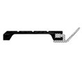 Reese 858D 24" Hardware Compatible Weatherstip - Dark Bronze Anodized Aluminum - Vinyl Insert