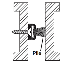 Reese 86DP 96" Astragal - Dark Bronze Anodized Aluminum - W/ Grey Pile Insert