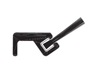 Reese 961C 28" Door Jamb Weatherstrip - Clear Anodized Aluminum - Nylon Brush Insert