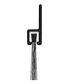 Reese 967C 24" Door Sweep Weatherstrip - Clear Anodized Aluminum - Nylon Brush Insert