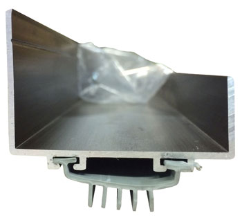 Door Shoe with Extender and Fingered Vinyl insert