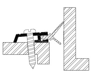 Reese DS62C 30" Door Jamb Weatherstrip - Clear Anodized Aluminum - Vinyl Insert