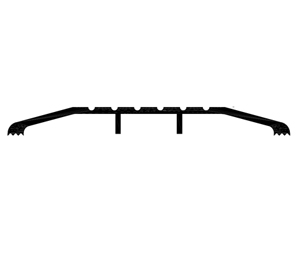 Reese S205A 78" Saddle Threshold - Mill Finish Aluminum