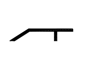 Reese S249A 80 Half Saddle Threshold - Mill Finish Aluminum