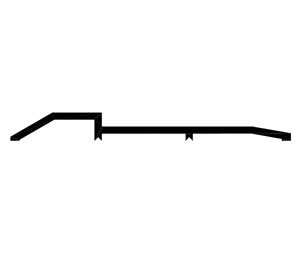 Reese S256A 72" Panic Type Threshold - Mill Finish Aluminum