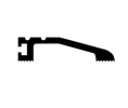 Reese S470D 24" Half Saddle Threshold - Dark Bronze Anodized Aluminum