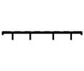 Reese S563A 24" Carpet Separator Threshold - Mill Finish Aluminum
