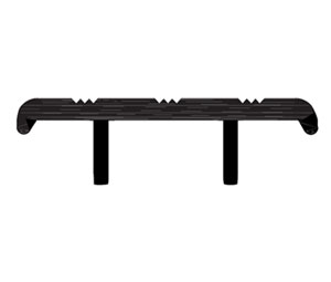 Reese S565D 36" Carpet Separator Threshold - Dark Bronze Anodized Aluminum