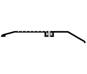 Reese S570D 36" Thermal Break Offset Threshold - Dark Bronze Anodized Aluminum