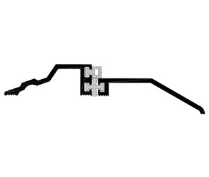 Reese S598DN 32" Thermal Break Panic Threshold - Dark Bronze Anodized Aluminum W/ Neoprene Insert