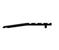 Reese S814D 24" Half Saddle Threshold - Dark Bronze Anodized Aluminum