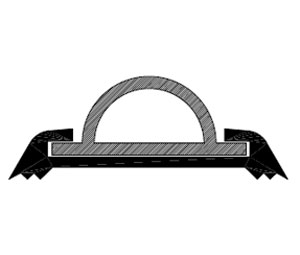 Reese V138A 32" Vinyl Top Threshold - Mill Finish Aluminum