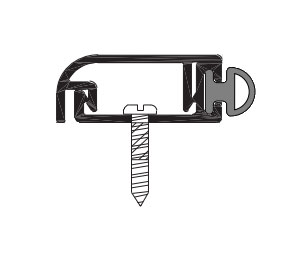 Reese 129DV 48" Door Jamb Weatherstrip - Dark Bronze Anodized Aluminum - W/ Grey Vinyl Insert