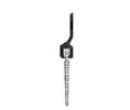 Reese 806D 42" Door Sweep Weatherstrip with Viny Insert - 1-3/4"H - Dark Bronze Anodized Aluminum