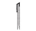 Reese DB469D 42" Door Sweep Weatherstrip with Vinyl Insert - 2-1/12"W - Dark Bronze Anodized Aluminum