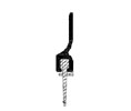 Reese M15D 42" Door Sweep Weatherstrip with Vinyl Insert - 3/8" Heigth - Dark Bronze Anodized Aluminum