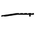 Reese S814A 24" Half Saddle Threshold - 2-1/2"W x 1/4"H - Mill Finish Aluminum