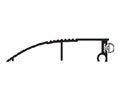 Reese V299AV 24" Combination Thresholds with Vinyl Insert - 3"W x 5/8"H - Mill Finish Aluminum