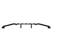 Reese S425BLK 24" Saddle Threshold - Black Anodized Aluminum