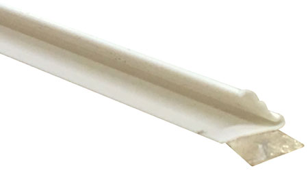 White Vinyl Astroflex Self Adhesive Strip