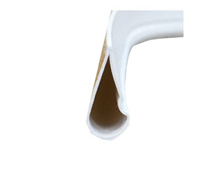 Reese 797W 25 feet Self Adhesive Weatherstrip - White - Polyprene Insert