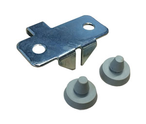 Reeve RV743-C Brillatone (Zinc) Center Shelf Rest Clip - 1 Pc.