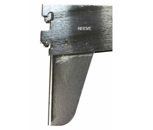 Reeve RV485ZC-12 Zinc Double Slotted Heavy Duty Shelf Bracket 12" - 1 Pc.