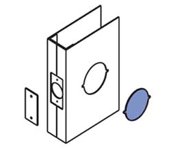 Republic 3980706 Cylindrical Lock Punchout CH (Gov't 10 - 161)