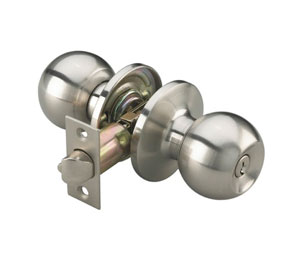Richelieu 1040SNET0BC Ball Knob with 4-Way Latch - Entrance (C15)