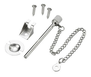 Richelieu 109NR Patio Door Security Pin - Polished Nickel