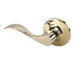 Richelieu 1102BBDMLBC Residential Lockset - Wave Lever - Dummy Left (C3)