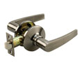 Richelieu 1140ANPSBC Residential Lockset - Straight Lever with 4-Way Latch - Passage (C17A)