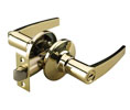 Richelieu 1140BBBKBC Residential Lockset - Straight Lever with 4-Way Latch - Privacy (C3)