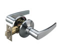 Richelieu 1140SCPSBC Residential Lockset - Straight Lever with 4-Way Latch - Passage (C26D)