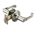 Richelieu 1141SNBKBC Residential Lockset - Elegant Lever with 4-Way Latch - Privacy (C15)